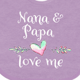 thumbnail image 4 of Inktastic Nana and Papa Love Me Heart Grandchild Boys or Girls Baby Bib, 4 of 4