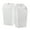 White, variant on Superio Large Kitchen Trash Can 13 Gallon Black 2 Pack Swing Top Trash Can with Lid, 52 Qt