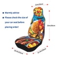 thumbnail image 4 of Pofeuu Vibrant Picnic Food Spread Print Automotive Car Seat Covers Flat Cloth Full Set Seat Covers,Car Seat Covers front seats for Cars Trucks and SUVs(Two packs), 4 of 7
