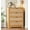 Log, variant on Accreate 4-Drawer Tall Wooden Dresser – Rattan Storage Cabinet with Wide Top, Pull Handles, Easy Assembly, Natural Modern Style for Bedroom, Hallway, Living Room, Entryway