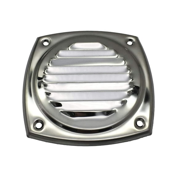 MARINE CITY Thru Louvered Vent  5"  304 Stainless Steel, Rust-Resistant, for Marines, Boats, Ships, Yachts, Kayaks Pack of 1