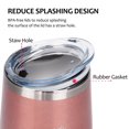 thumbnail image 6 of Tirrinia Insulated Wine Tumbler, Rose Gold, 6 of 7