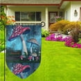 thumbnail image 6 of Sigee Fantasy Mushrooms Printed Flag12.5 * 18in Outdoor Yard Flags For Garden Decor, 6 of 9