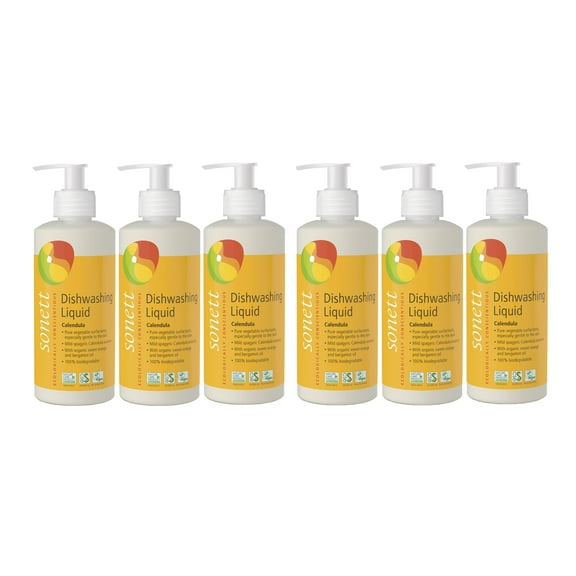 Sonett Organic Dishwashing Soap Liquid Calendula 10 oz - Pack of 6