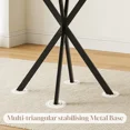 thumbnail image 5 of Small Round Dining Table for 2-4 People, 31.8" Modern Round Kitchen Table, Space-Saving Table for Living Dining Room, Coffee ,Apartment, 5 of 7