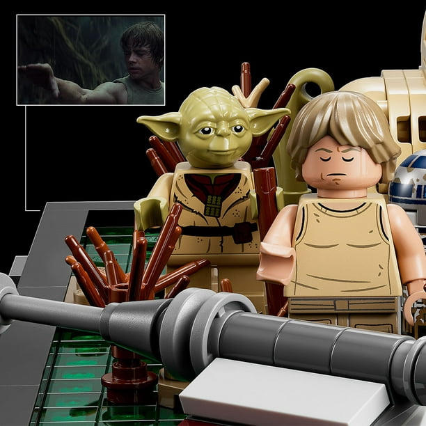 LEGO Star Wars Dagobah Jedi Training Diorama 75330 Set for Adults, Yoda, R2-D2 and Luke Skywalker's X-wing, Birthday Gift Idea for Men, Women, Him, Her, Room Décor Memorabilia - Walmart.com