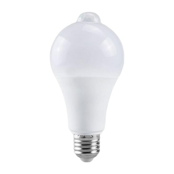 Bombilla LED con sensor de movimiento, encendido y apagado automático, cuerpo humano, 20 W, blanco frío 20W blanco frío