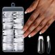 thumbnail image 1 of Durable French Manicure False Nails Natural Nail Art Tip Decor Tools for Women, 1 of 5
