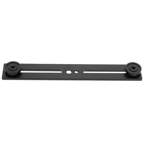 Dual Head Camera Bracket, 1/4" Screw Hole Two Knobs Flash Bracket Holder, For Camera, Install The Lamp Holder, Tripod,