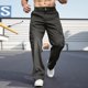 thumbnail image 2 of Pantalones cargo para hombre, corte regular elástico, pierna ancha, bolsillos laterales, poliéster, para todas las estaciones, senderismo y uso al aire libre, tallas S-XXL, 2 of 5