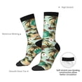 thumbnail image 4 of Hirioo Colorful Hawaii Palms Pattern Adult Middle Tube Socks Breathable Sock Non-Pilling,Contrasting Color Design, 4 of 6