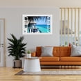 thumbnail image 1 of Pegatinas de pared de paisaje 3D, pegatina de ventana de paisaje oceánico, extraíble romántico, para restaurante, hogar, pared, estudio, decoración de S, 1 of 8