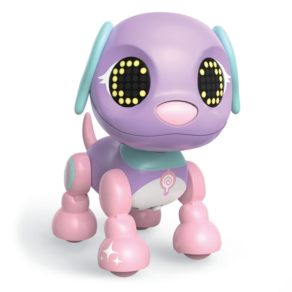 Zoomer Zupps Tiny Pups, Poodle Lollipop, Litter 3 Interactive Puppy with Lights, Sounds and