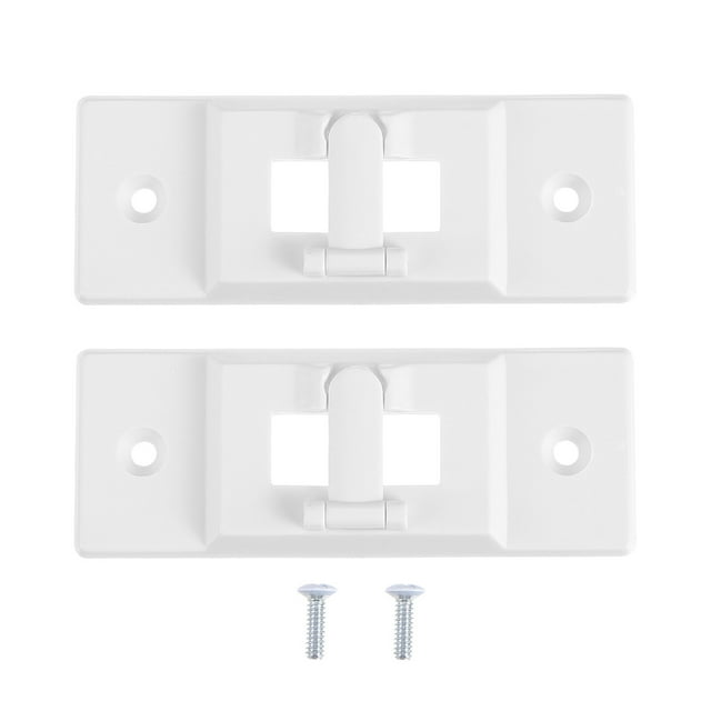 FELTECHELECTR 2 fundas prácticas para cerraduras duraderas con 4 tornillos (blancas)