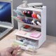 thumbnail image 3 of Organizador de Maquillaje para el Cuidado de la Piel, Gran Capacidad con Cajones para Tocador, Brochas de Maquillaje, Esmalte de Uñas y Soporte para Artículos de Belleza, 3 of 5