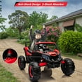 thumbnail image 6 of EastVita Ride on UTV Car, 24V Ride on Car Battery Powerd Electric Off-Road UTV Car w/Remote Control, 200W Motor, Spring Suspension, Music, LED Lights, ATV, Red, 6 of 7