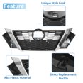 thumbnail image 4 of No.623106LB0A Front Upper Hood Bumper Grille Grill for Nissan Sentra 2.0L CVT 2WD S 2020-2024, 4 of 6