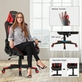 thumbnail image 6 of Goplus Gaming Chair Reclining Racing Chair w/Lumbar Support and Headrest Red, 6 of 10