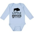 thumbnail image 3 of Inktastic Little Brother Native Buffalo Boys Long Sleeve Baby Bodysuit, 3 of 5