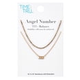 thumbnail image 2 of Time and Tru Goldtone Angel Number 333 Necklace Set, 2 Pieces, 2 of 4