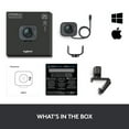 thumbnail image 2 of Logitech StreamCam 1080P HD 60fps Caméra Web de Diffusion Full HD avec USB-C et Microphone Intégré pour Diffusion en Direct et Création de Contenu - Graphite - 960-001280 (Remis à Neuf), 2 of 7
