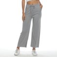 thumbnail image 1 of Pantalon Large à Taille Haute pour Femmes, 1 of 2