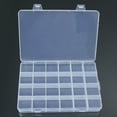 thumbnail image 3 of UDIYO Storage Box Holder Large Capacity Compartments PP 24 Grids Transparent Container Jewelry Organizer for Home, 3 of 6