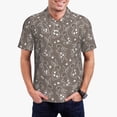thumbnail image 5 of Wukai Retro Bunny Men’s Polo Shirts,Quick-Dry Athletic Shirt,Classic Fit Shirts-X-Large, 5 of 8
