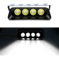 thumbnail image 1 of Luz intermitente con ventosa, 16 luces LED estroboscópicas para parabrisas, ámbar y blanco, luces estroboscópicas de emergencia para salpicadero, luces intermitentes de advertencia para vehículos de, 1 of 3