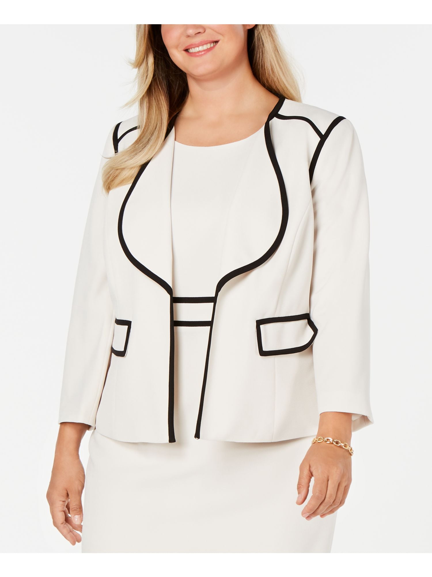 ivory blazer outfit