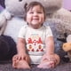 thumbnail image 4 of Body De Bebé Canastilla Onesies Para Niños Pequeños Recién Nacidos Niñas Niños Mameluco De Conejito De Pascua Ropa Casual Blanco Odeerbi LM103-957, 4 of 8