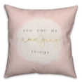 thumbnail image 2 of Creative Products You can do amazing things 18x18 Spun Poly Pillow, 2 of 3