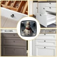 thumbnail image 6 of 4 Pcs Cabinet Handle Drawer Pulls Christmas Snowman Knobs with Screws Square Furniture Office Cabinet Knob Decoration, 6 of 7