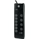 thumbnail image 1 of GE Surge Protector con 10 puntos de venta y 2 puertos USB, Twist-to-Lock, Black, 13476, 1 of 2