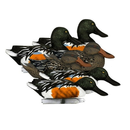 Higdon Battleship Shoveler Foam Filled Floating Decoys - 6 Pack