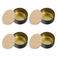 thumbnail image 4 of 4Pcs Tinplate Candle Cans Exquisite Gift Boxes Travel Storage Containers, 4 of 6