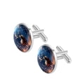 thumbnail image 2 of Elk Elegant Cufflink Sets for Formal Attire, Made of Stainless Steel, for Special Occasions, 2 of 6
