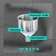 thumbnail image 3 of Juego de Petaca SE HQ90 Acero Inoxidable 8 oz con Embudo, 3 of 10
