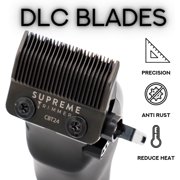 Supreme Trimmer Darkstar 72 Clipper with Magnetic Vector Motor | 180 Min Run Time, 9000 RPM Barber Hair Clipper | Low Noise, Professional Clipper DLC Blades | STC72