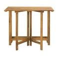 thumbnail image 4 of Safavieh PAT6754B Collection Wilton Balcony Corner Lounge Outdoor Set, Teak Brown/Beige, 4 of 5