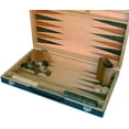 thumbnail image 2 of WE Games Executive Black Zebra Wood Backgammon Set -15 in., 2 of 8