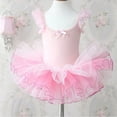 thumbnail image 2 of HEVIRGO Girls Kids Fashion Ballet Tutu Children Pink Bow Stage Wear Clothes Dance Dress, 2 of 6