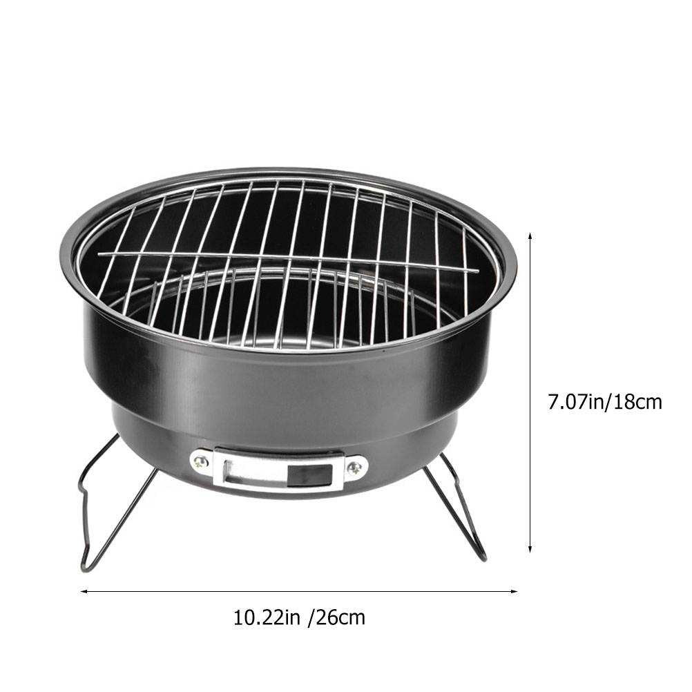 Stainless Barbecue Grill Outdoor Barbecue Stove Portable Garden BBQ Grill - image 5 of 8