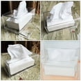 thumbnail image 3 of BRIGHTFUFU 1Set Tissue Box Clear Toilet Paper Container Acrylic Rectangular For Home Use, 3 of 8