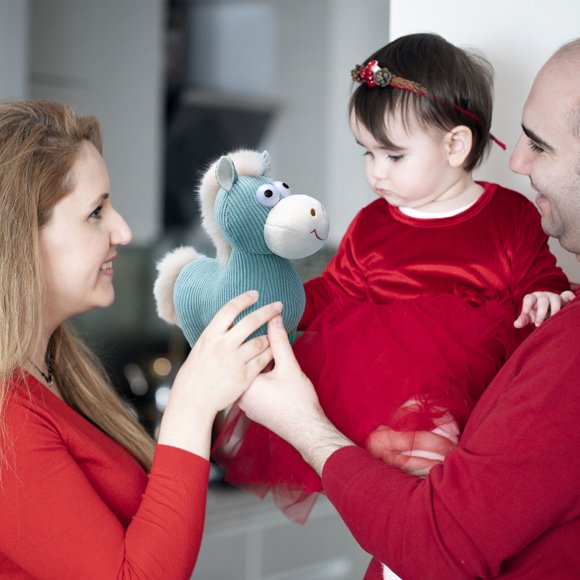 Plush Pony Toy under $5! CQCYD Stuffed Pony Doll with Soft Plush, Cute Animal Toy for Children Adults, Home Decoration Plush Toy, Gift Idea for Kids Collection and Display