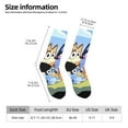 thumbnail image 4 of Lsque Bluey Printed Men's Crew Socks, Soft Durable Breathable Moisture-Wicking with Odor Control Cotton socks, 4 of 7