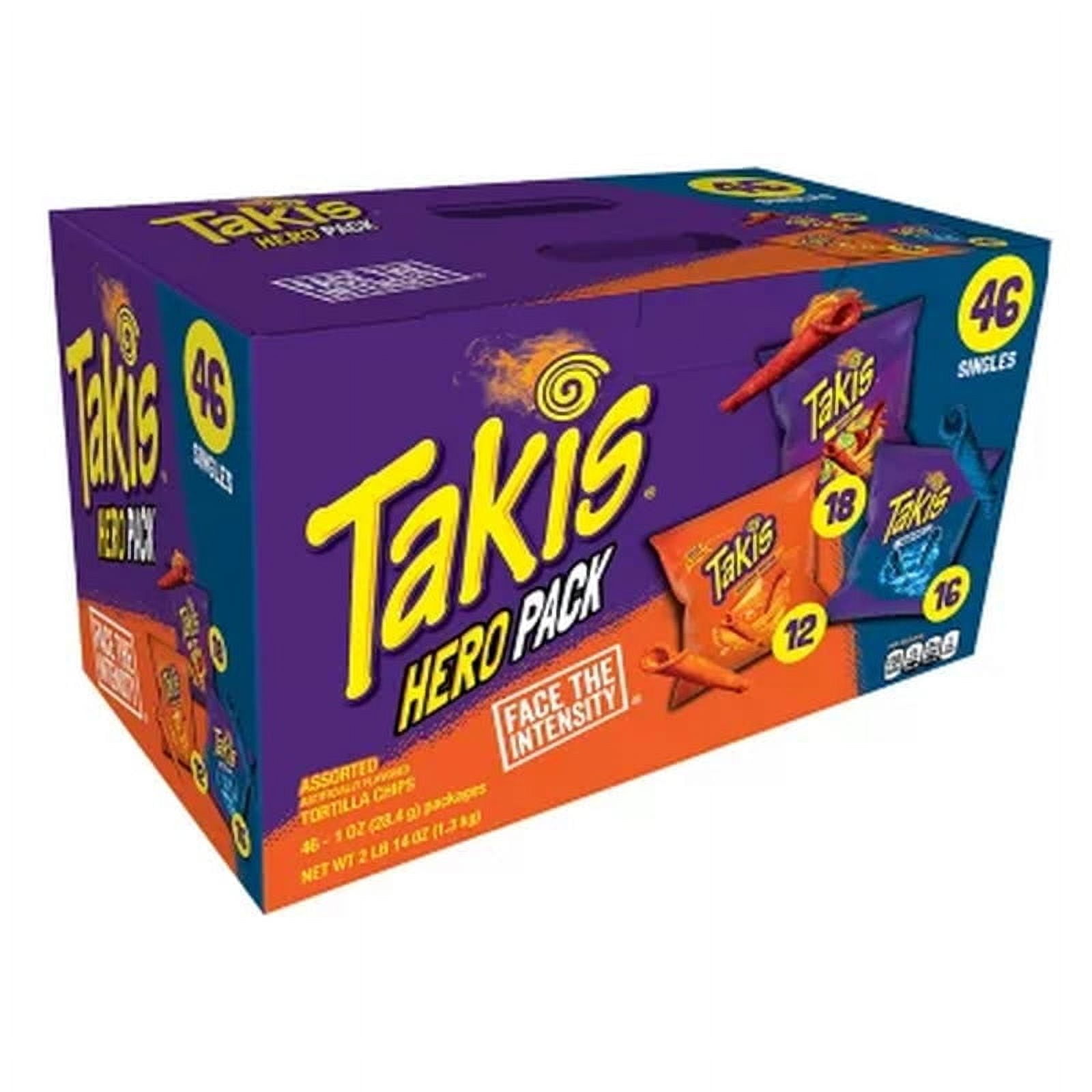 Takis Hero Multi-Mix Snacks, Variety Pack Tortilla Chips, 1 Takis Hero Multi-Mix Snacks, Variety Pack Tortilla Chips, 1