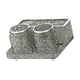 thumbnail image 4 of Portacepillos de dientes y organizador de vasos para baño, accesorios de baño modernos, decoración Gris, 4 of 9