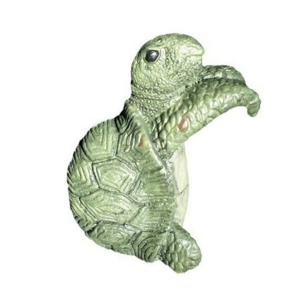 Tortoise Figure Plant Pot Hanger Tortoise Flower Hugger Decorations (Green 7x5.5x6 cm)