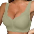 thumbnail image 2 of XUNKUSGA Bras for Women Fashion Wave Front Closure Womens Bras Comfy Full Coverage Push Up Bralettes for Women Seamless Wireless Women's Bras for Everyday Wear, 2 of 6